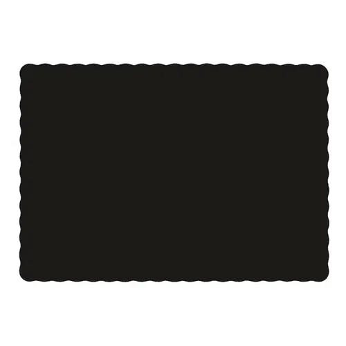 Placemat 10X14 IN Black Paper - pack of 1000